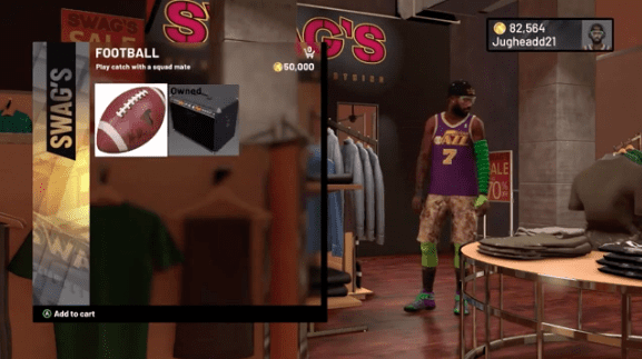 How to get the football in NBA 2K19