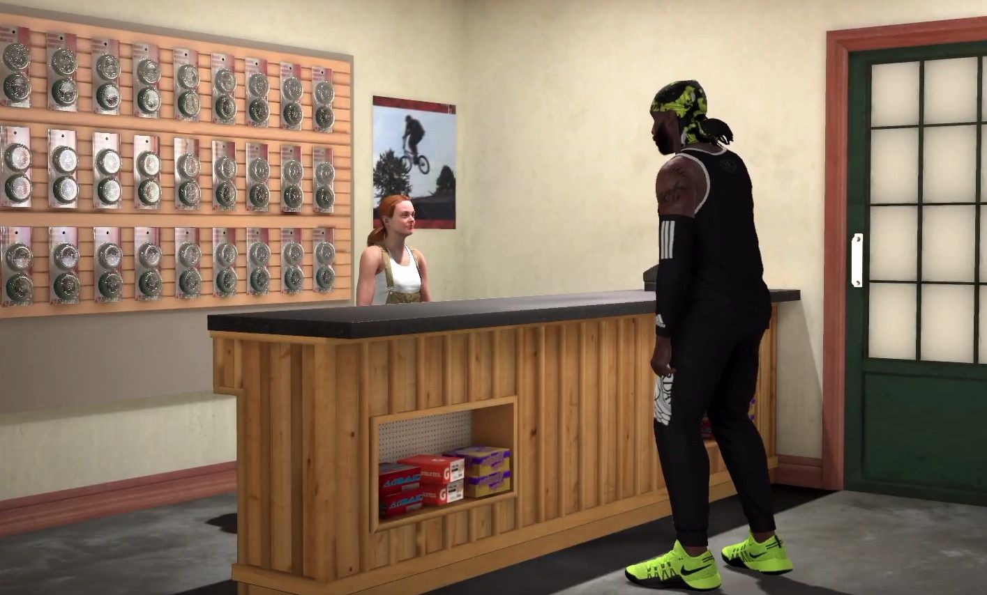 How to use the Skateboard in NBA 2K20 Store