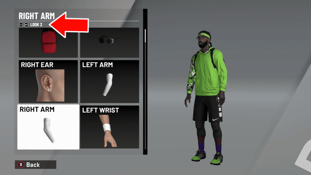 How to Quick Equip Accessories Outfits on NBA 2K20 