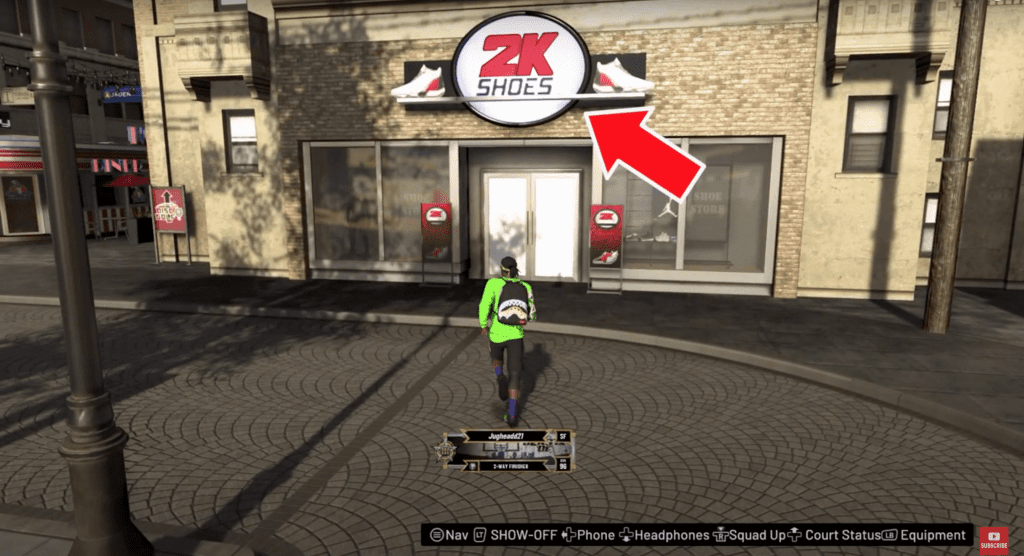 2K shoes store in NBA 2K20 